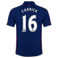 Manchester United Third Shirt 2014/15 - Kids with Carrick 16 printing, Blue