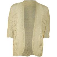 margaret crochet knitted cardigan cream