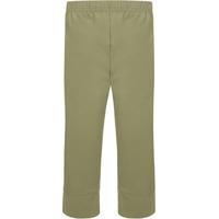 madge plain cropped trousers green