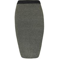 Maryam Viscose Knee Length Skirt - Dark Grey