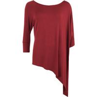 Marlene Asymmetric Baggy Top - Wine