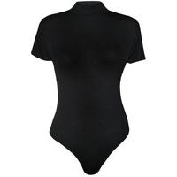 Maude Basic Turtleneck Bodysuit - Black