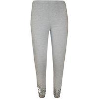 madelyn sequin scallop leggings grey