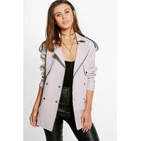 Maisie Bonded Trench - grey