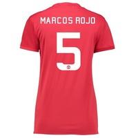 Manchester United Cup Home Shirt 2016-17 - Womens with Marcos Rojo 5 p, Red