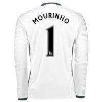 manchester united third shirt 2016 17 long sleeve with mourinho 1 pr w ...