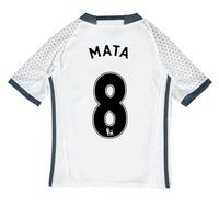 Manchester United Third Shirt 2016-17 - Kids with Mata 8 printing, White