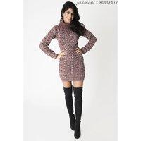 maroon cable knit jumper dress