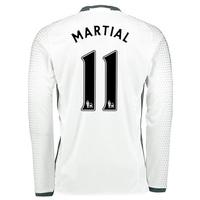 manchester united third shirt 2016 17 long sleeve with martial 11 pr w ...