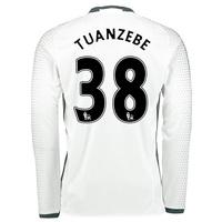 manchester united third shirt 2016 17 long sleeve with tuanzebe 38 p w ...