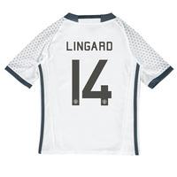 Manchester United Cup Third Shirt 2016-17 - Kids with Lingard 14 print, White