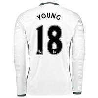 manchester united third shirt 2016 17 long sleeve with young 18 prin w ...