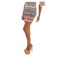 Mariani Aztec Mini Skirt