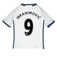 manchester united third shirt 2016 17 kids with ibrahimovic 9 printi w ...