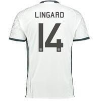 Manchester United Cup Third Shirt 2016-17 with Lingard 14 printing, White