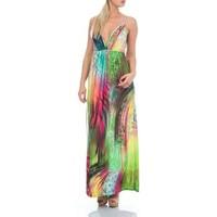 Martildo Fashion Ladies Tropical Long Summer Holiday Maxi Dress women\'s Long Dress in Multicolour