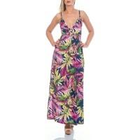 Martildo Fashion Ladies Tropical Long Summer Holiday Maxi Dress women\'s Long Dress in blue