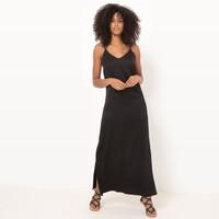 Maxi Dress with Shoestring Straps