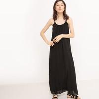 Maxi Dress with Shoestring Straps