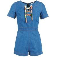 manoush lacet womens jumpsuit in blue