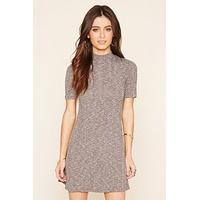 Marled Knit Skater Dress