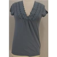 massimo dutti size s greyish blue top