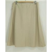 marks spencer size 12 beige a line skirt
