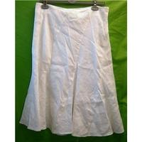 Marks & Spencer - Size 12 - White - Long - Skirt