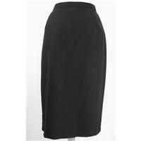 marks spencer size 14 black knee length skirt