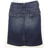 marks and spencer size 8 blue denim mini skirt m s size 8 blue mini sk ...