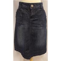 Mantaray - Size: 10 - Blue - Knee length skirt