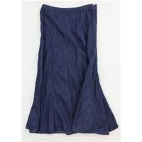 Marks & Spencer - Size: 14 - Blue - Long skirt