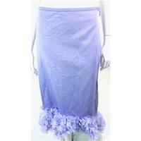 Mahima Size 14 Lilac Skirt With Frill Detailing