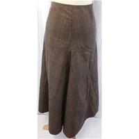 marks and spencer size 10 brown skirt ms marks spencer size 10 brown a ...