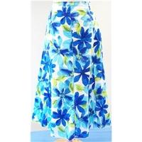 Marks & Spencer - Size: 16 - Blue - Calf length skirt