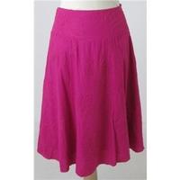 Marks and Spencer Size: 12 Hot Pink Calf length skirt
