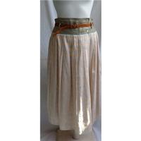 marella skirt and top marella size 10 beige knee length skirt