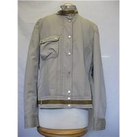 maura beige jacket size 38 approx uk 10