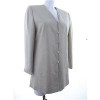 marks and spencer size 14 petite cream ivory jacket