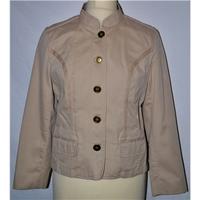 marks and spencer size 10 beige casual jacket coat