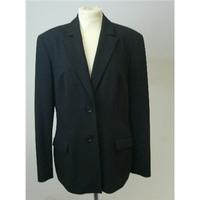 marks and spencer size 12 black smart jacket coat