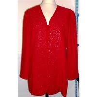 mark angelo size 14 red jacket