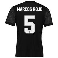 manchester united away cup shirt 2017 18 with marcos rojo 5 printing b ...