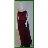 Margaret Gregory - Size 12 - Red - Evening dress - Vintage