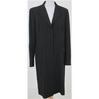 marella size 14 long black fine wool blend jacket