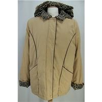 Mazur - size L - almost new - faux suede hooded Jacket