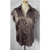 Marks and Spencer - Size: 14 - Brown - Blouse