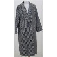 marks and spencer size 12 wool blend coat