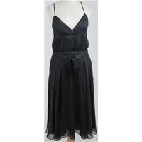 Massimo Dutti, size 10 black silk dress