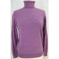 Marks & Spencer - size 12 - mauve Purple - turtleneck Pullover